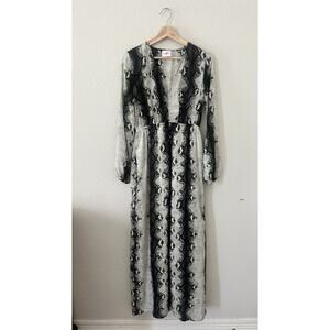 Buddy Love Snake Skin Dress Size Medium